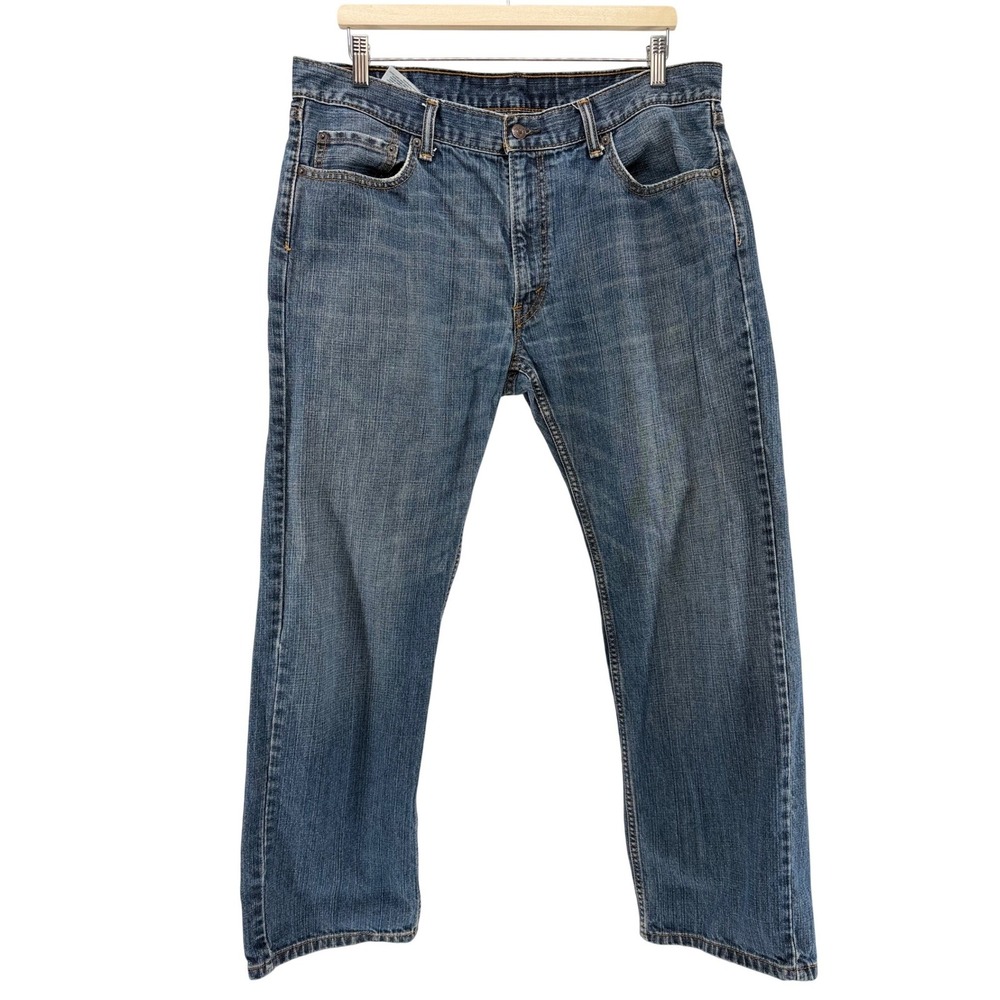 Levis 559 Relaxed‎ Straight Leg Mens Jeans 36x30 Blue Medium Wash Denim